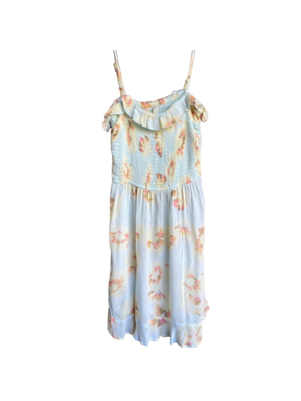 Urban Outfitters Sheer Floral Mini Dress Cottagecore Gauze Small fairy ballet